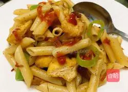 Illustration of how to make Italian inclined tube noodles with bean soaked anchovies 6