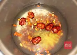 Red bean and peanut oatmeal porridge recipe 7