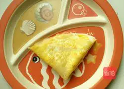 Illustration of how to wrap pancakes with eggs 8