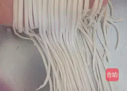 Illustration of braised beans and noodles (with handmade noodles) 1