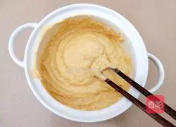 Illustration of how to make red date and millet hair cake 3