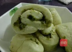 Illustration of how to make steamed flower rolls 5