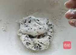 Illustration of how to make red bean glutinous rice cake 11