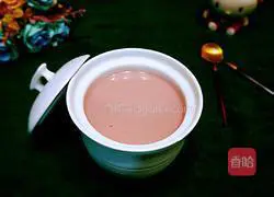 Illustration of how to make purple sweet potato and peanut rice paste 13