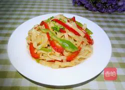 Illustration of how to make fried rice noodles 8