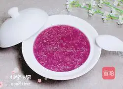 Purple sweet potato and quinoa rice porridge | Illustration of how to strengthen the spleen and stomach 8