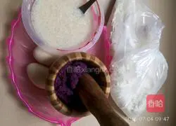 Illustration of European Cup Purple Sweet Potato Sweet Wine Egg Cake 2