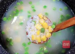 Illustration of how to make scallop pastoral casserole porridge 7