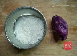 Purple sweet potato porridge recipe 1