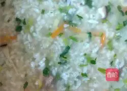 Illustration of how to make mushroom and lean meat porridge 7