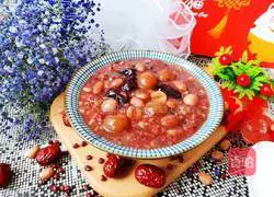 Illustration of how to make longan, red dates and Laba porridge 7