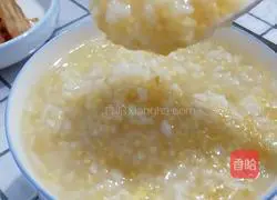 Illustration of how to make yam and apple porridge 5