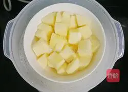 Apple oatmeal paste (baby complementary food) recipe illustration 4