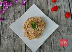 Illustration of making homemade cold noodles 7