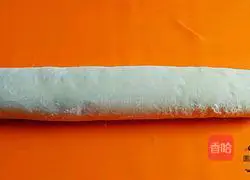 Illustration of how to make two-color flower rolls 10