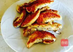 Illustration of how to make chicken breast, mushroom and red sauce Italian dill noodles 10