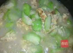 Illustration of how to make salty porridge 10