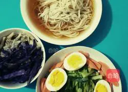 Doraemon version suitable for children ~ Korean cold noodles recipe 9