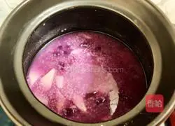 Illustration of how to make yam, purple sweet potato and millet porridge 10