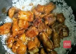 Illustration of how to make braised pork ribs and vegetables with rice 8