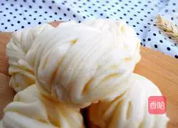 Milk-flavored flower rolls Illustration of how to do it 19