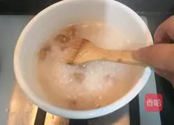 Illustration of how to make iced peach gum brown sugar porridge 8