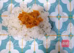 Illustration of how to make bear rice balls 3