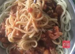 Illustration of how to make tomato pasta 13