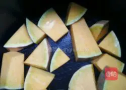 Pumpkin braised rice recipe 3