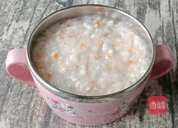 Illustration of how to make oatmeal and chicken porridge (baby food) 9