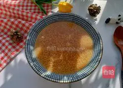 Illustration of how to make red bean, peanut and millet porridge 8