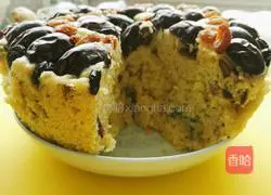 Illustration of how to make red date hair cake 10