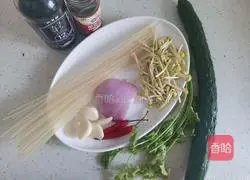 Cold Spicy Rice Noodles Illustration of how to do it 1