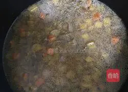 Illustration of how to make beef stewed rice 8