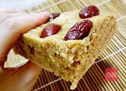 Illustration of how to make red date and brown sugar hair cake 7