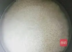 Illustration of the simple version of rice cooker stew 1