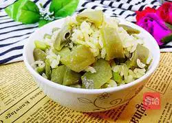 Vegetarian lentil braised rice recipe 10