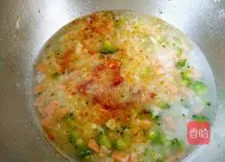 Illustration of how to make spicy broccoli porridge 18