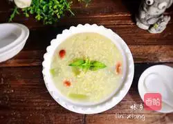 Illustration of how to make melon and millet porridge 11