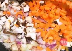 Illustration of how to make assorted baked rice 6