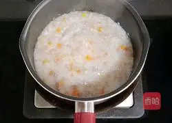 Seasonal vegetable and scallop porridge (baby food supplement) Illustration of practice 10