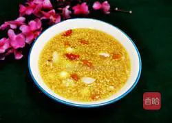 Millet Lily Lotus Seed Brown Sugar Porridge Recipe Illustration 9