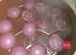 Purple potato rose roll recipe 12