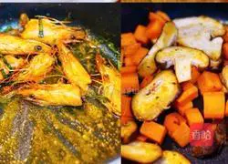 Illustration of how to make seafood porridge 2