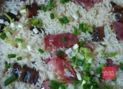 Illustration of how to make preserved clay pot rice 6