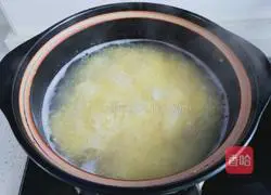 Illustration of how to make millet and yam porridge 5