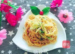 Illustration of how to make spicy cold noodles 8