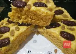 Illustration of how to make pumpkin hair cake 7