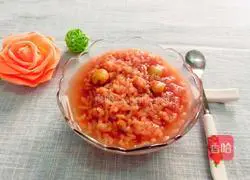 Illustration of how to make barley, red bean and lotus seed porridge 6