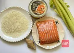 Illustration of how to make raw seafood porridge 1